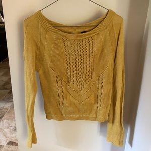 Free people mustard sweater